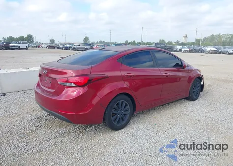 2016 Hyundai Elantra Se из США, поврежденный, VIN 5NPDH4AE6GH770082